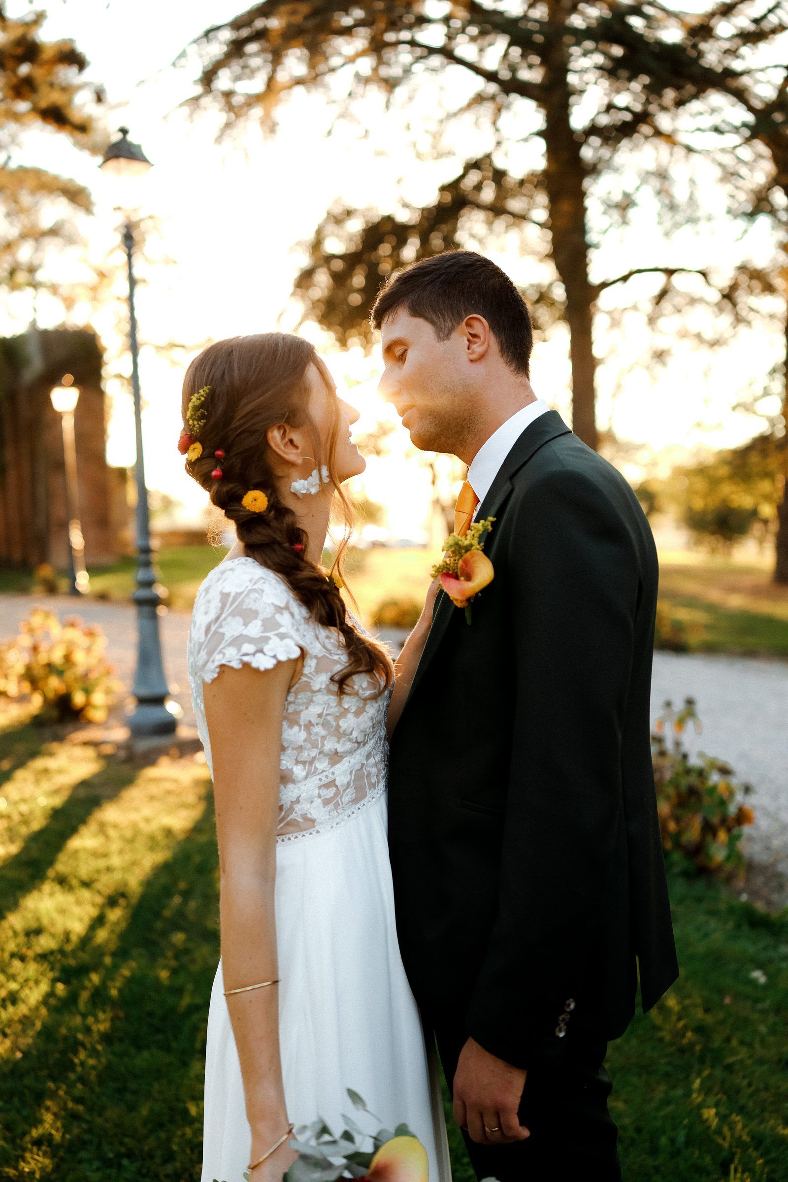 Coiffure de mariée réalisée à domicile dans le sud-est toulousain